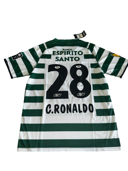 Sporting Lissabon Retro Trikot Ronaldo 28